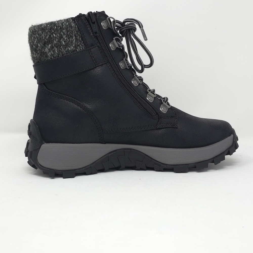 CLIFFS BY WHITE MOUNTAIN Cushioned Lace Up City Hiker Sneaker Boot Black 7.5M - Picture 4 of 11